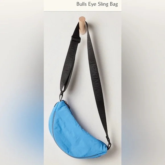 Free People Movement ~ ‘Bulls Eye Sling Bag’
Denim Blue Color ~ * * NWT - Picture 5 of 8